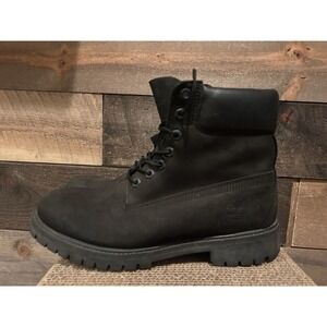 Timberland 10073 BLK Men's 6-inch Premium Waterproof Boots Black US 8.5